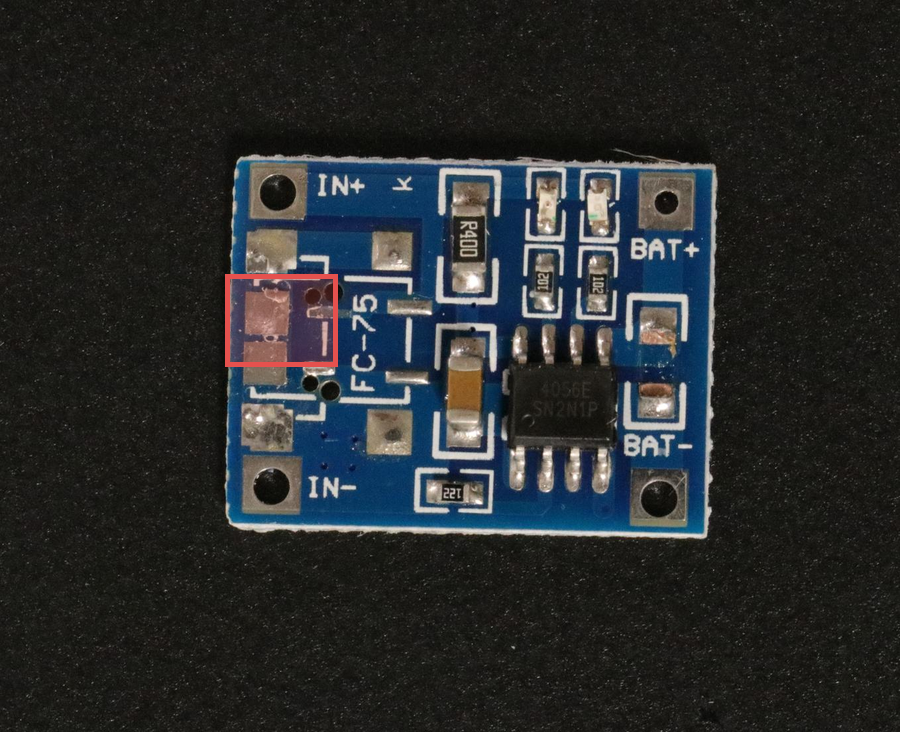 Recorded localization region overlaid on the governed PCB input